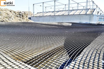 Siatki tekstylne - Zabezpieczenie zbiorników na odcieki, osadników Zabezpieczenie zbiorników w przemyśle siatki tekstylnej
